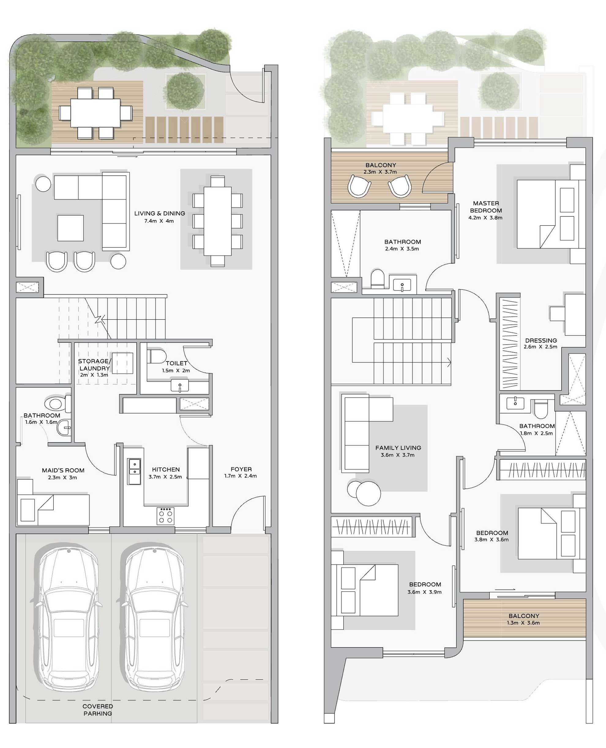 Floor-Plan-3Bedroom-ClosedKitchen-Townhouse-Khalid-Bin-Sultan-City-sharjah