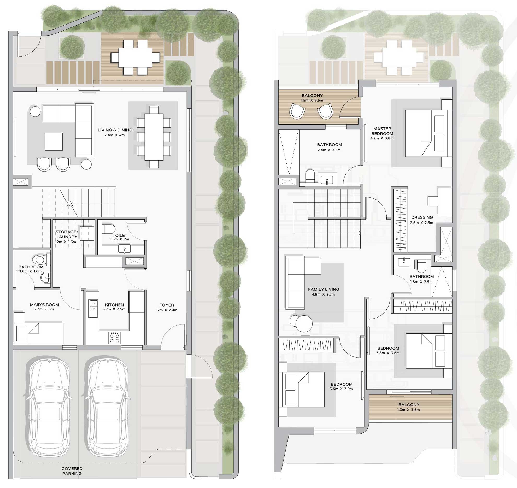 Floor-Plan-3Bedroom-RightCorner-Townhouse-Khalid-Bin-Sultan-City-sharjah
