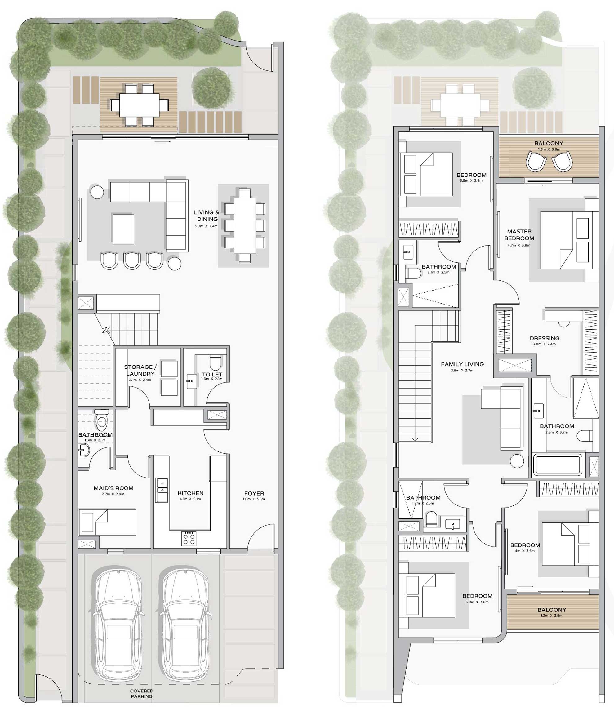 Floor-Plan-4Bedroom-LeftCorner-Townhouse-Khalid-Bin-Sultan-City-sharjah