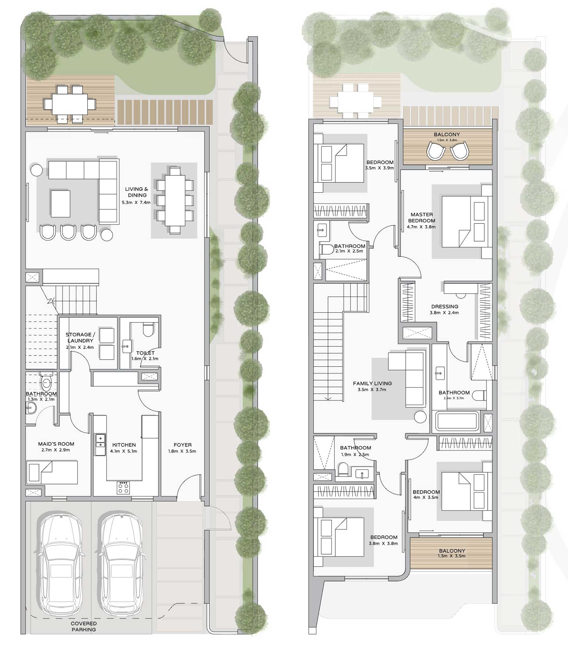 Floor-Plan-4Bedroom-RightCorner-Townhouse-Khalid-Bin-Sultan-City-sharjah
